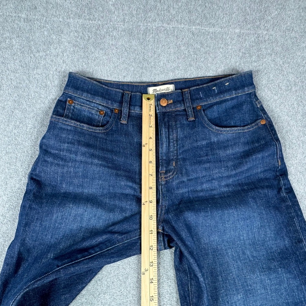 Madewell The Perfect Vintage Wide-Leg Jeans Womens 29P Dark Wash High Rise - Picture 8 of 13